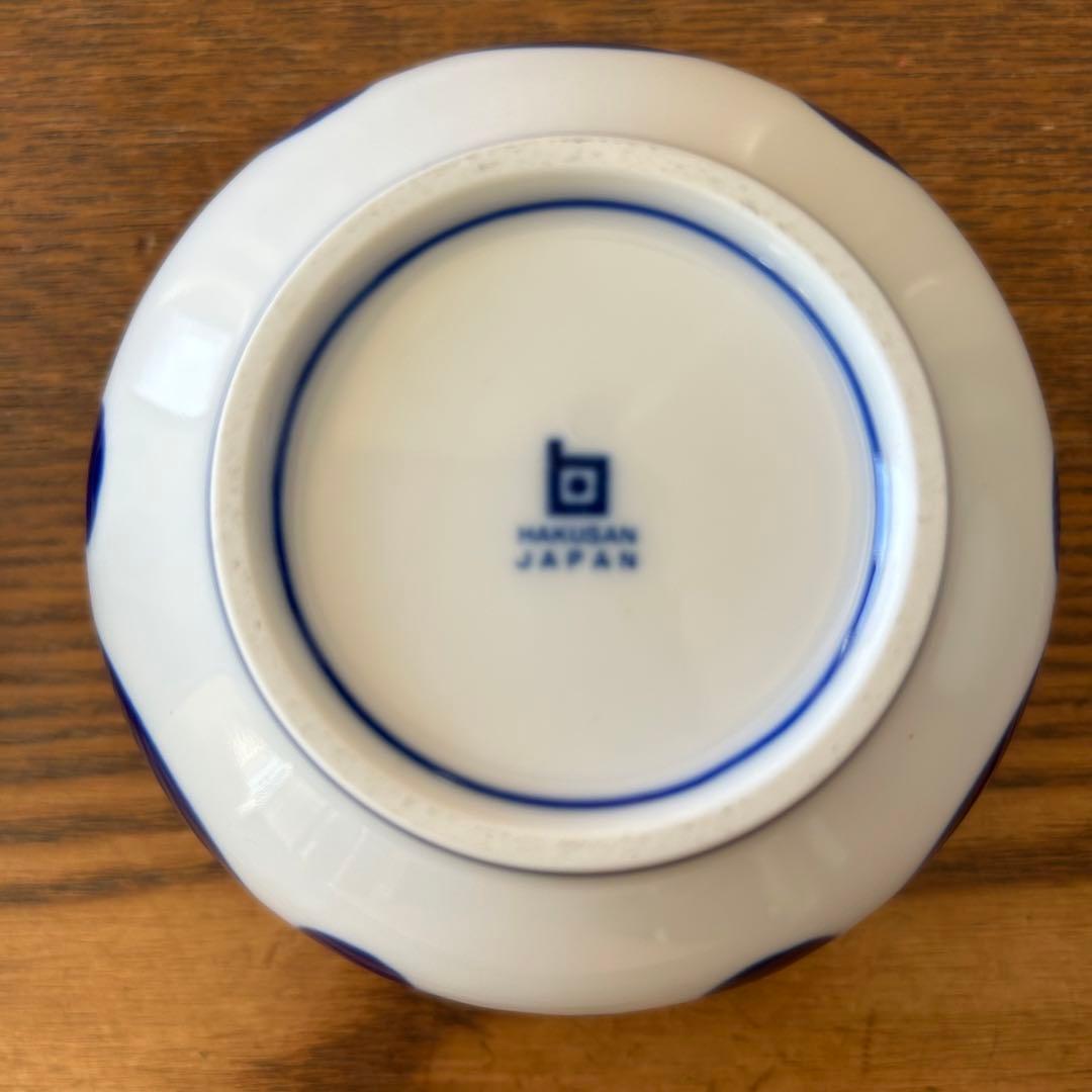 白山陶器 ブルーム ティーポット（大）＆　デザートカップ HAKUSAN