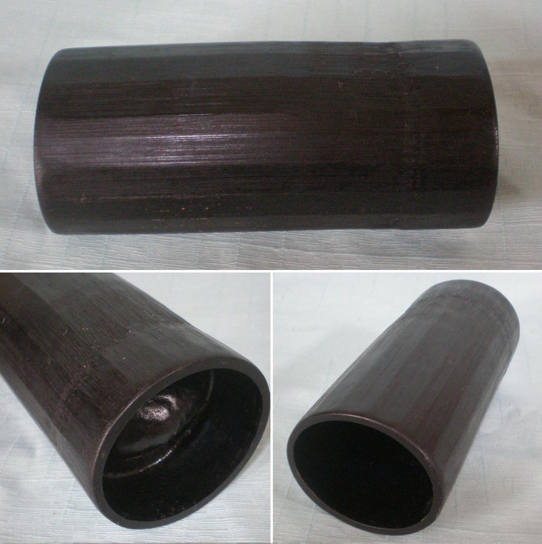 ■ 花器　竹籠　生花　落とし付き　豊南 作