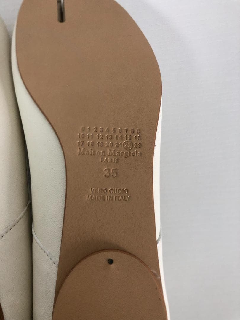 優雅靴　tabi 足袋 35　バレエ シューズ　ブランドMM履　ホワイト　未使用