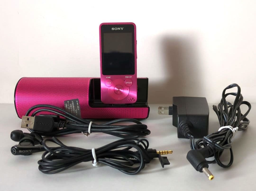 ソニー SONY ウォークマン ＜NW-S14P ピンク・スピーカー・付属品付＞
