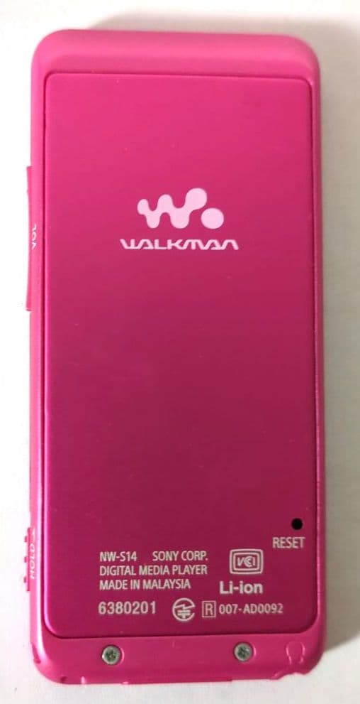 ソニー SONY ウォークマン ＜NW-S14P ピンク・スピーカー・付属品付＞