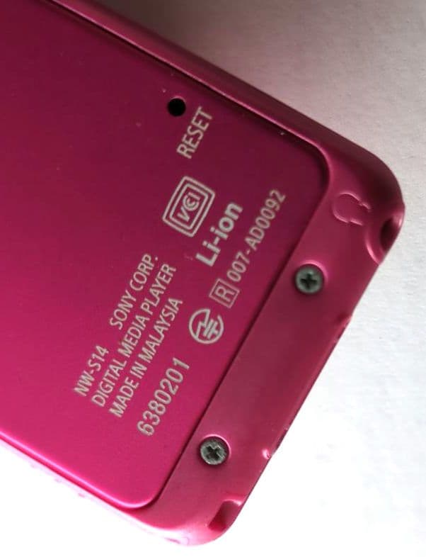 ソニー SONY ウォークマン ＜NW-S14P ピンク・スピーカー・付属品付＞