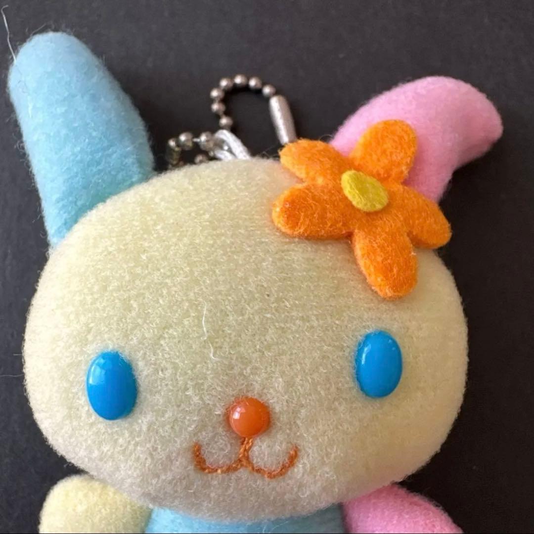 ウサハナ　キーホルダー　サンリオ　2000年代　平成　レトロ 3個セット