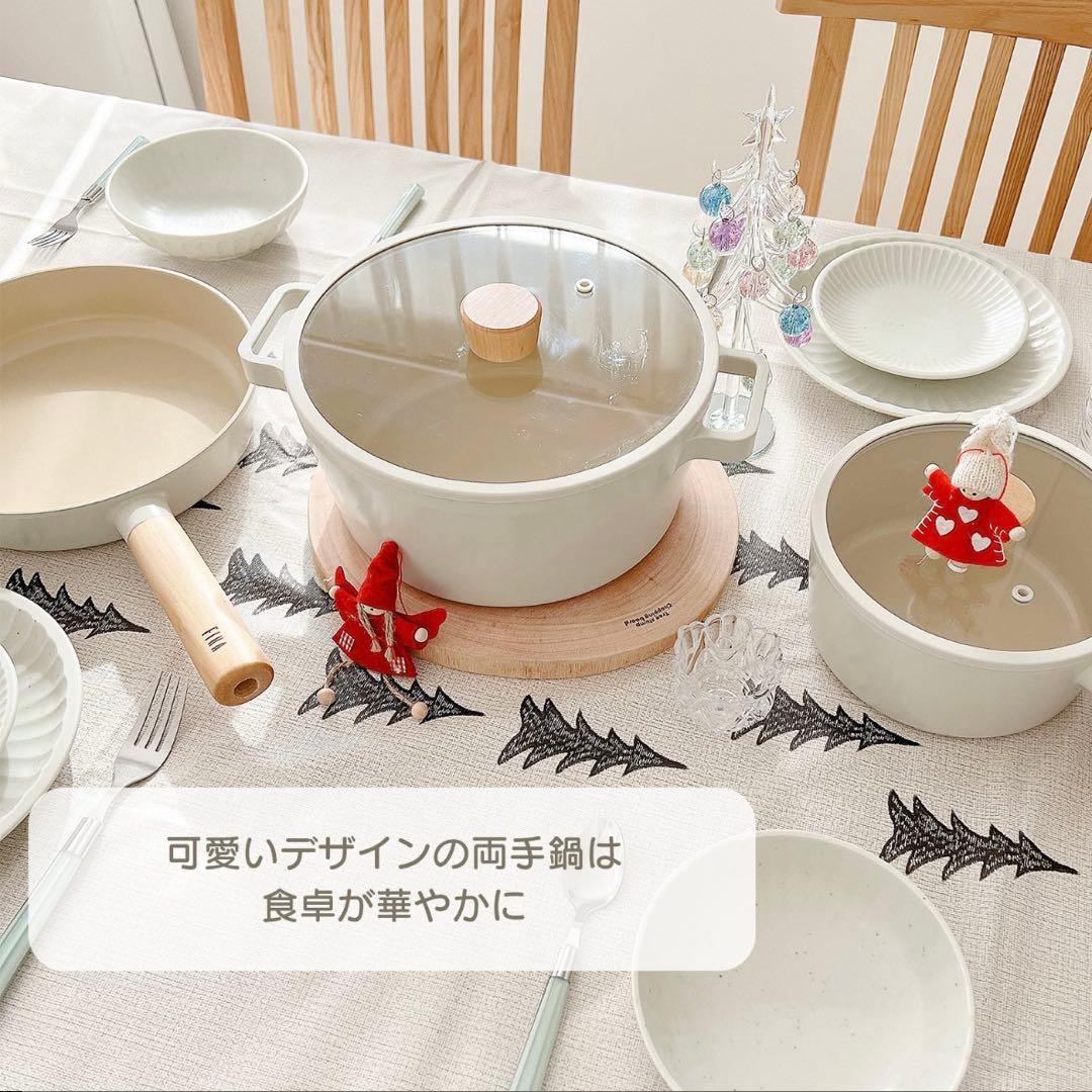 【新品・未使用‼️】FIKAキャセロール22cm 蓋付き IH/ガス対応