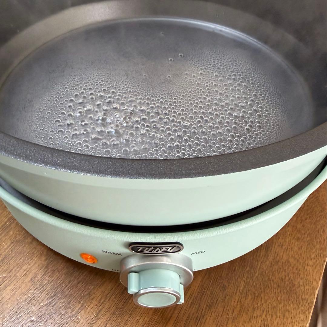 Toffy 電気グリル鍋 3.5L たこ焼き、別売りの焼肉プレートセット