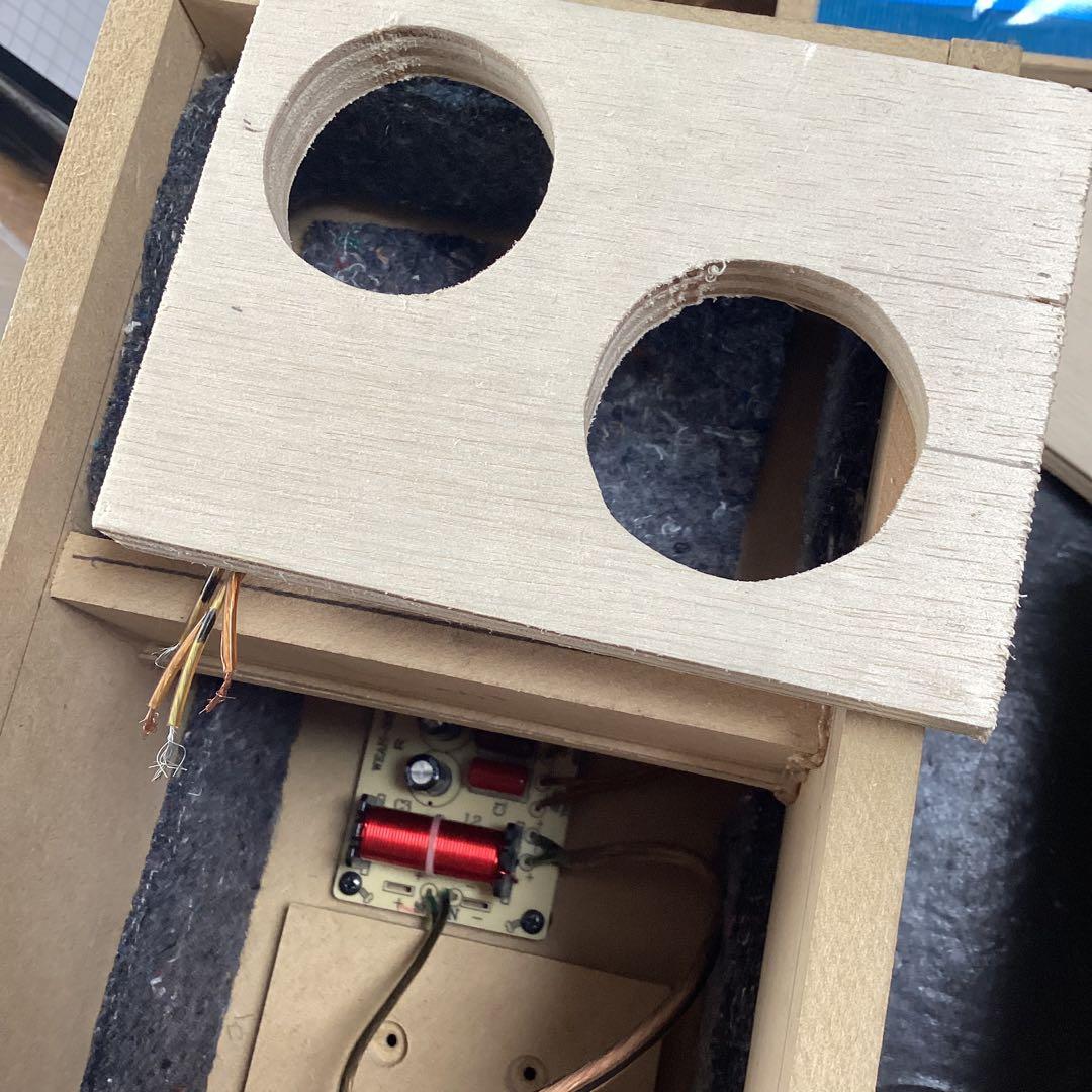 極端なローブーストです、ご注意！10cm3way 自作スピーカー