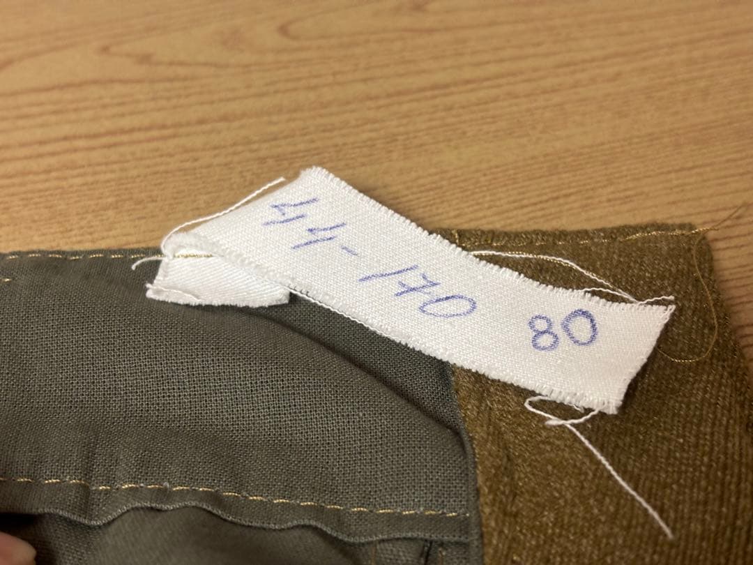 WW2 ソ連軍 ロシア軍 実物生地 複製品 1935年型トラウザーズ 未使用品