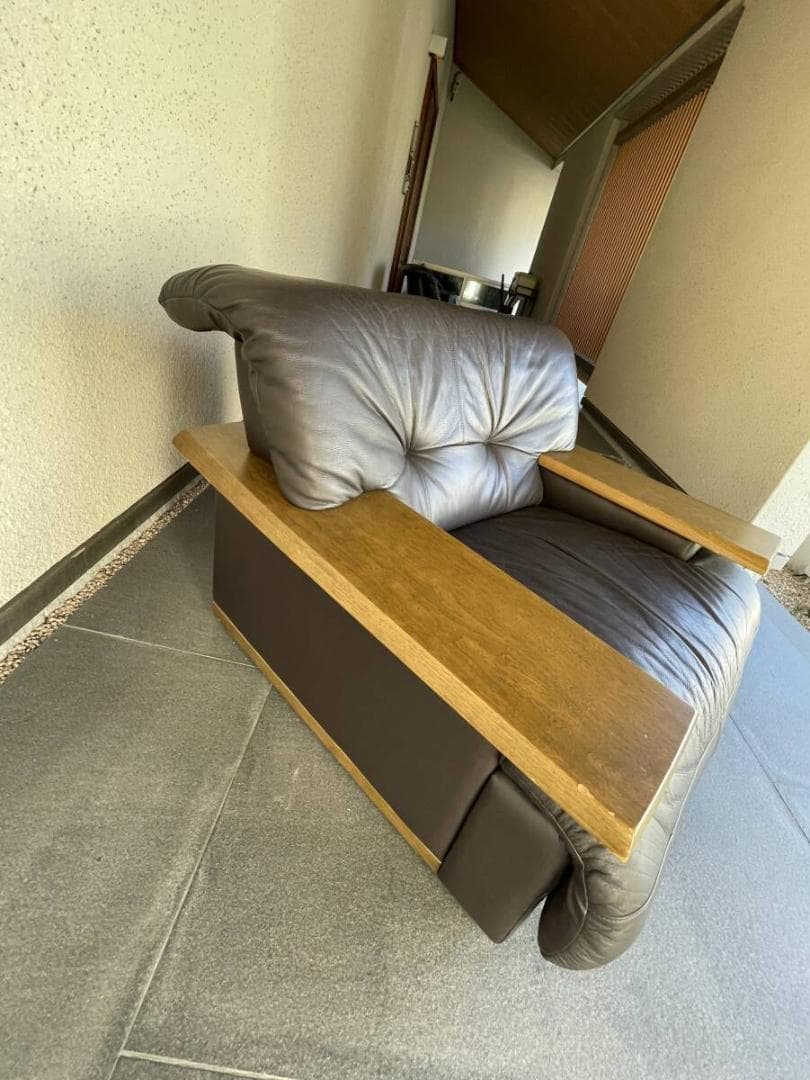 ②カリモク　ソファーオットマンセット　和風　ロータイプ