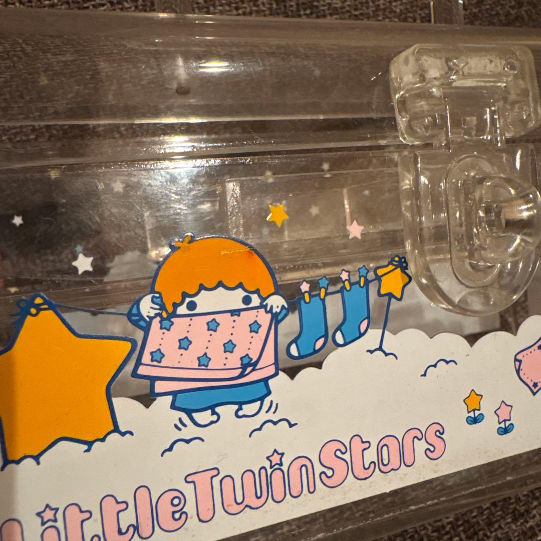 キキララ　サンリオ　クリアケース　レトロ　当時物　平成レトロ　小物入れ