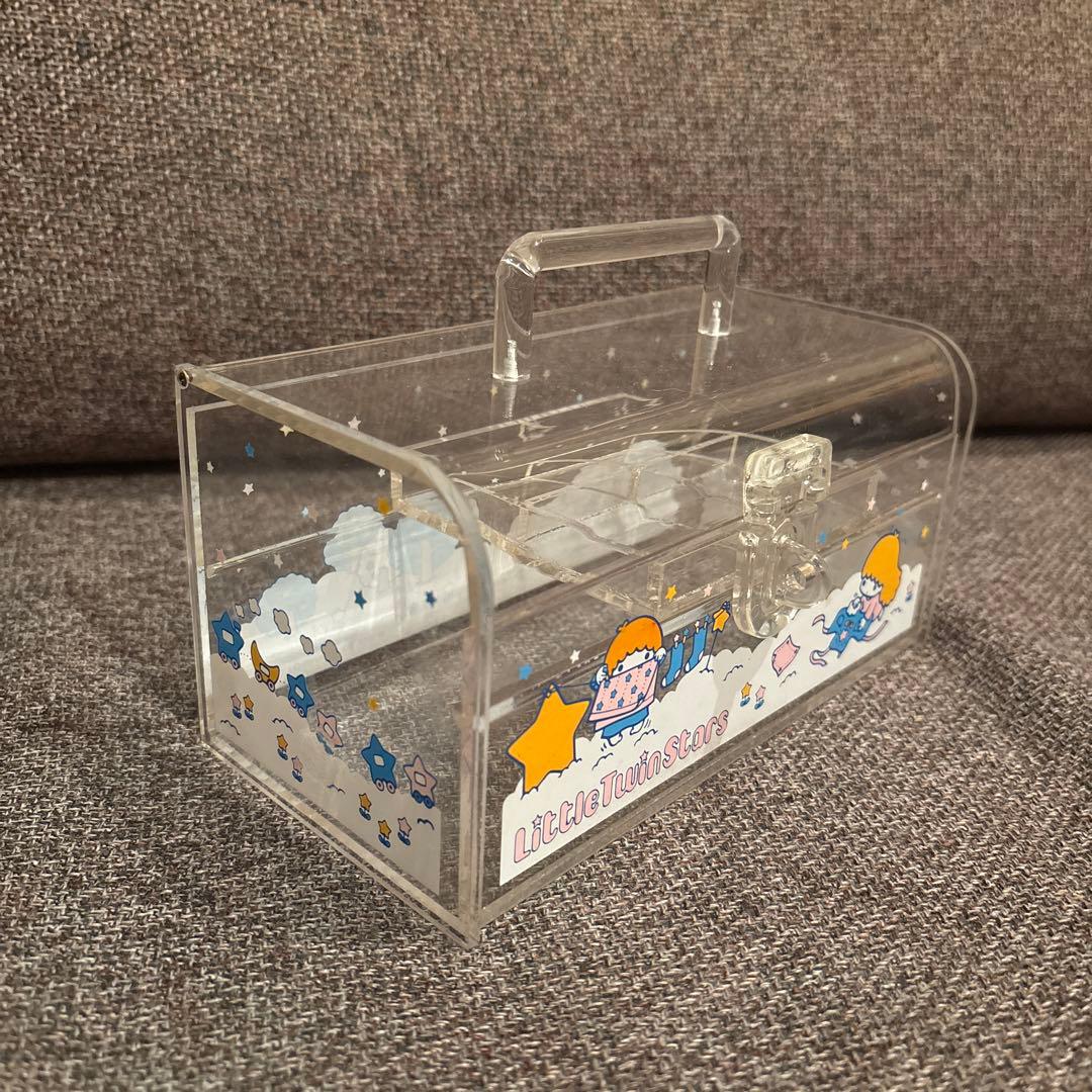 キキララ　サンリオ　クリアケース　レトロ　当時物　平成レトロ　小物入れ