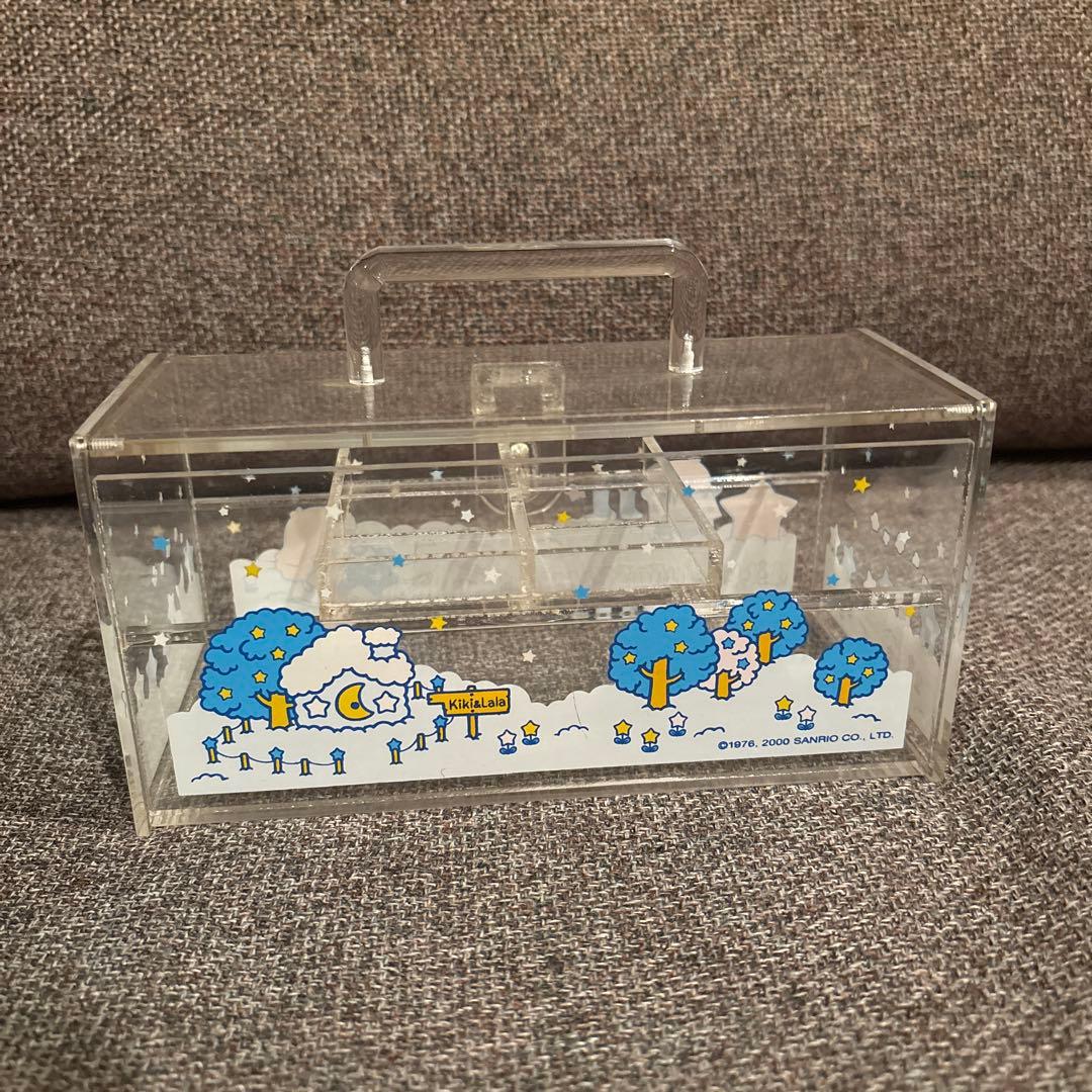 キキララ　サンリオ　クリアケース　レトロ　当時物　平成レトロ　小物入れ
