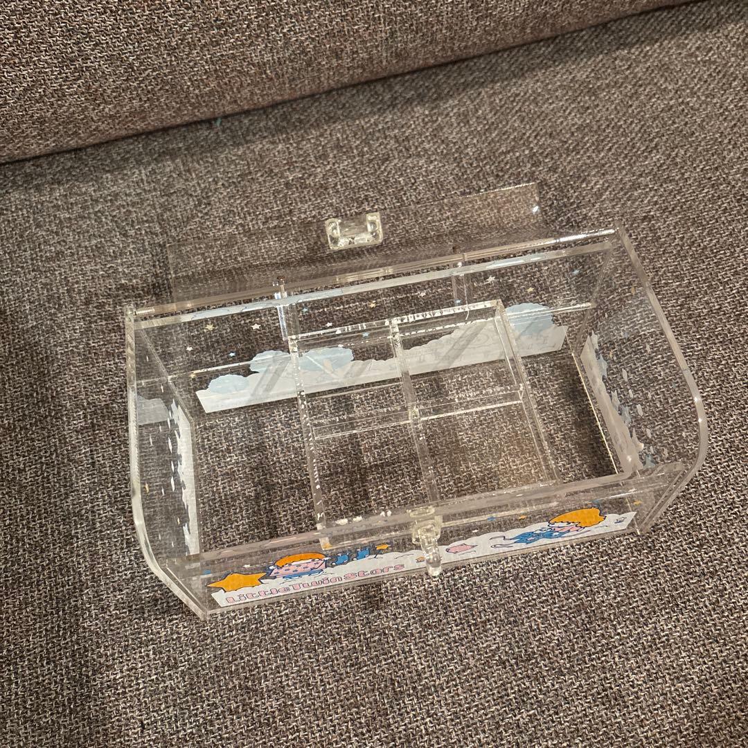 キキララ　サンリオ　クリアケース　レトロ　当時物　平成レトロ　小物入れ