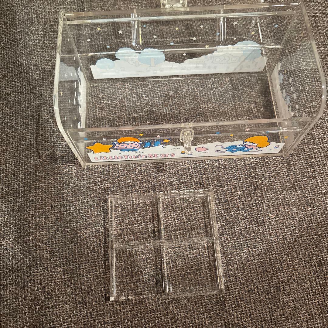 キキララ　サンリオ　クリアケース　レトロ　当時物　平成レトロ　小物入れ