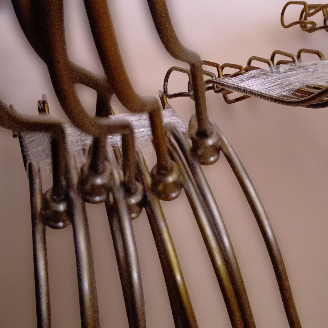 ブランドハンガー　TAYA　タヤ　アンティークゴールド　スカート金属ハンガー３１