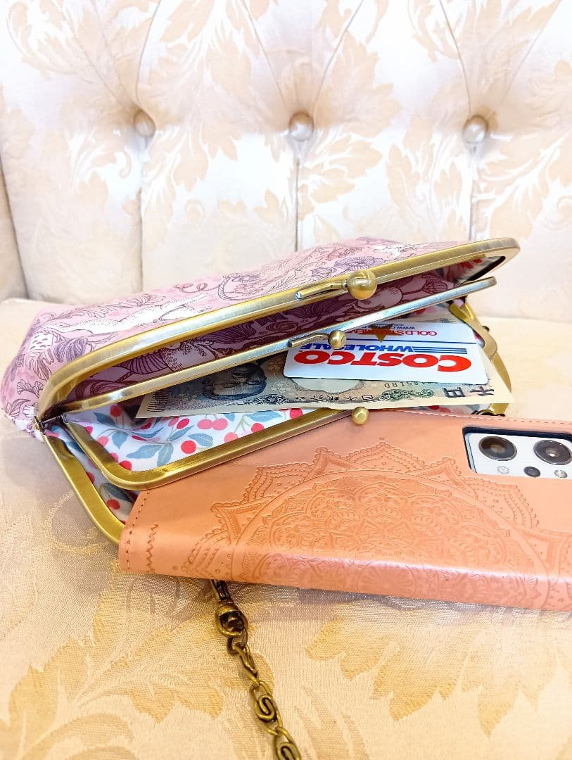 ジョリーフルール☆ポイズンベリーシーフ☆リバティ☆お財布ポーチ☆ハンドメイド