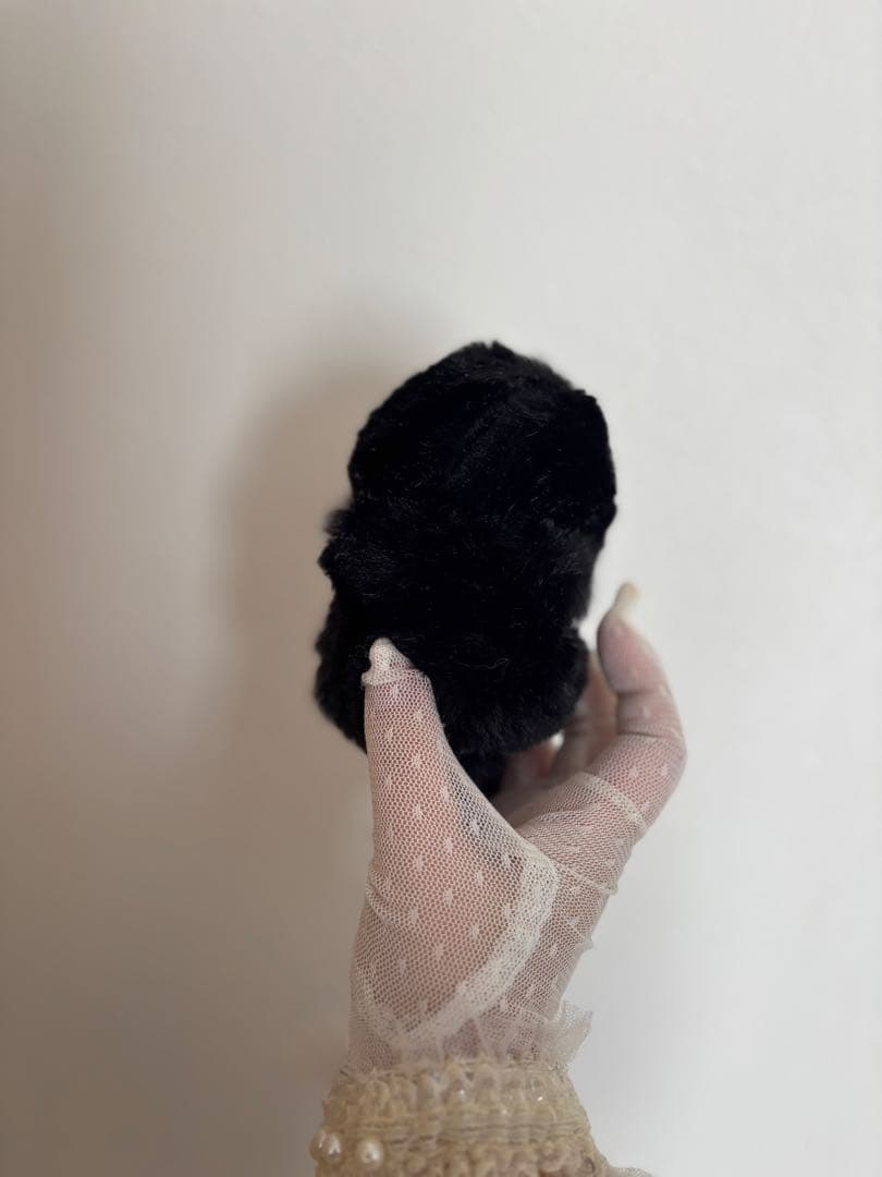 アートドール　No.060 黒うさぎ幻獣　羊毛フェルト