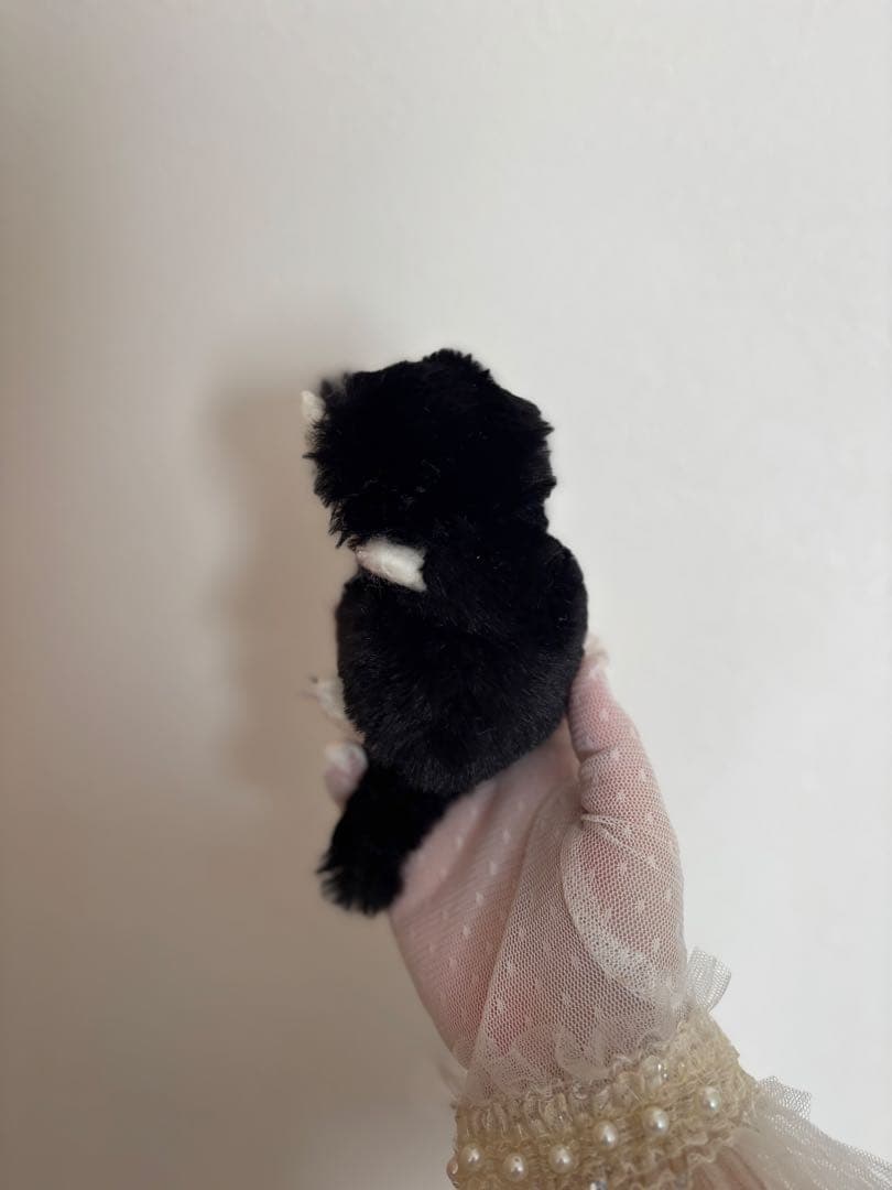 アートドール　No.060 黒うさぎ幻獣　羊毛フェルト