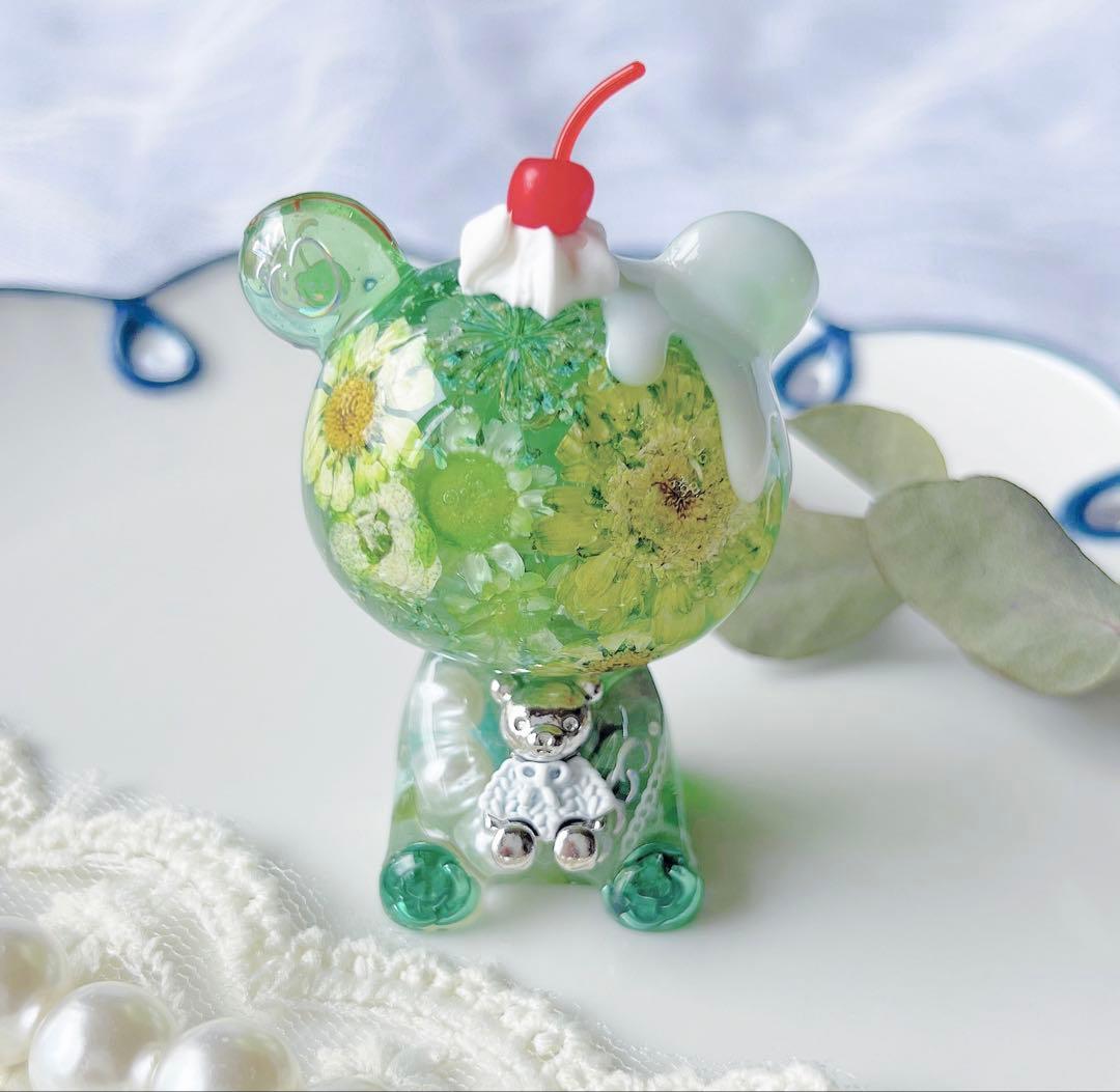 【おりっちゃん様】天の川くまちゃん メロンクリームソーダくまちゃん 森のくまさん