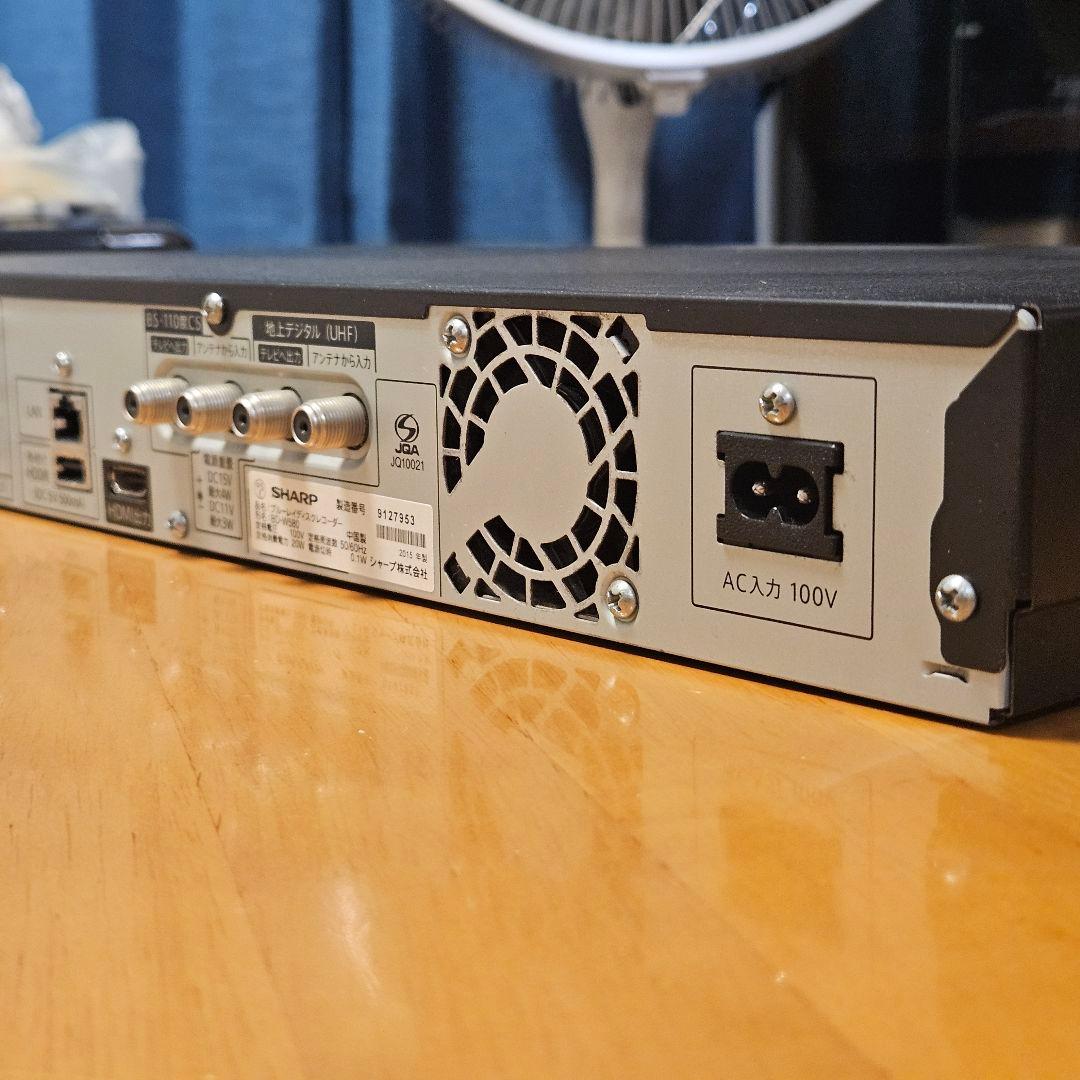 SHARP AQUOSブルーレイ BDレコーダー BD-W580 500GB