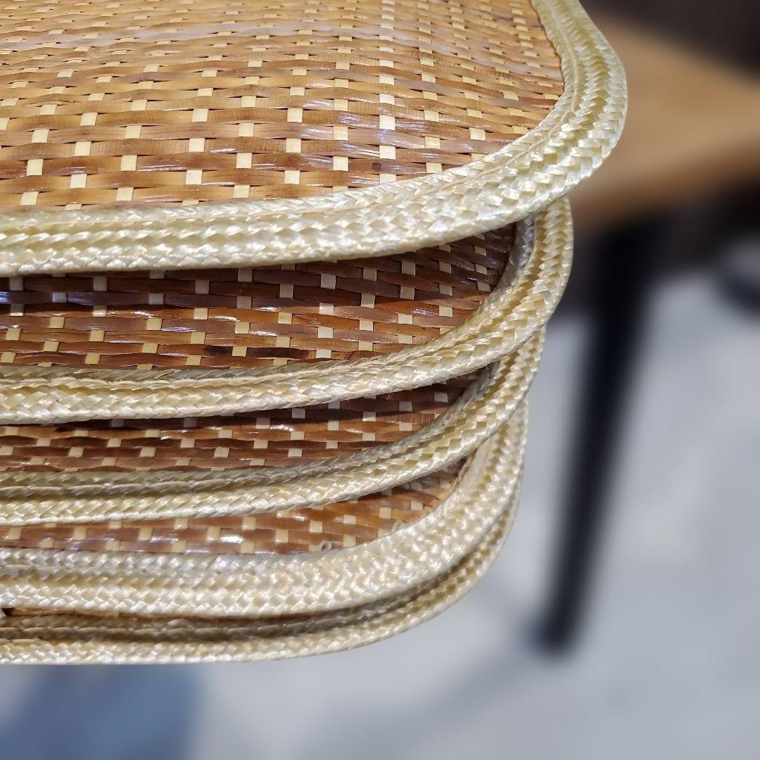 ラタン　座布団　５枚セット　籐家具　②