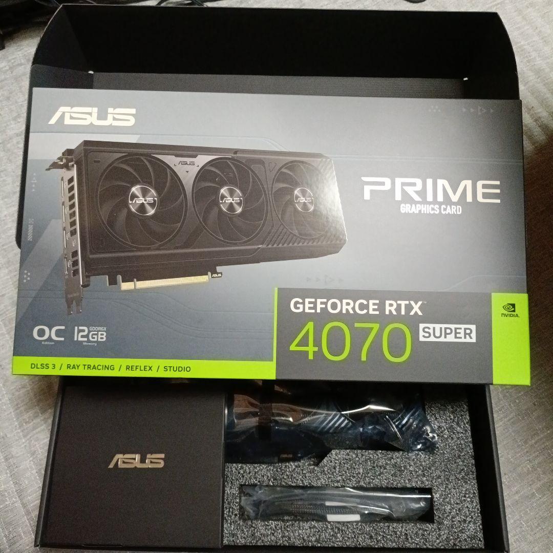 グラフィックボード・グラボ・ビデオカード ASUS Prime GeForce RTX 4070 SUPER