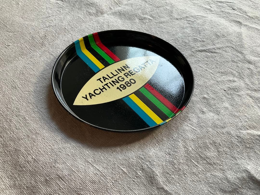 こぐまのミーシャ 1980年　モスクワオリンピック　ブリキ　小皿　13点