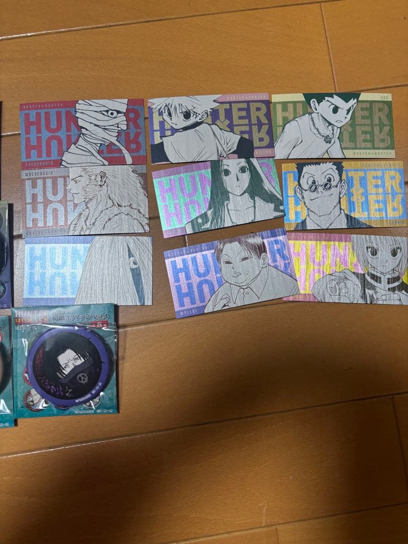 HUNTER×HUNTER 缶バッジ セット キャラクターズコレクションカード