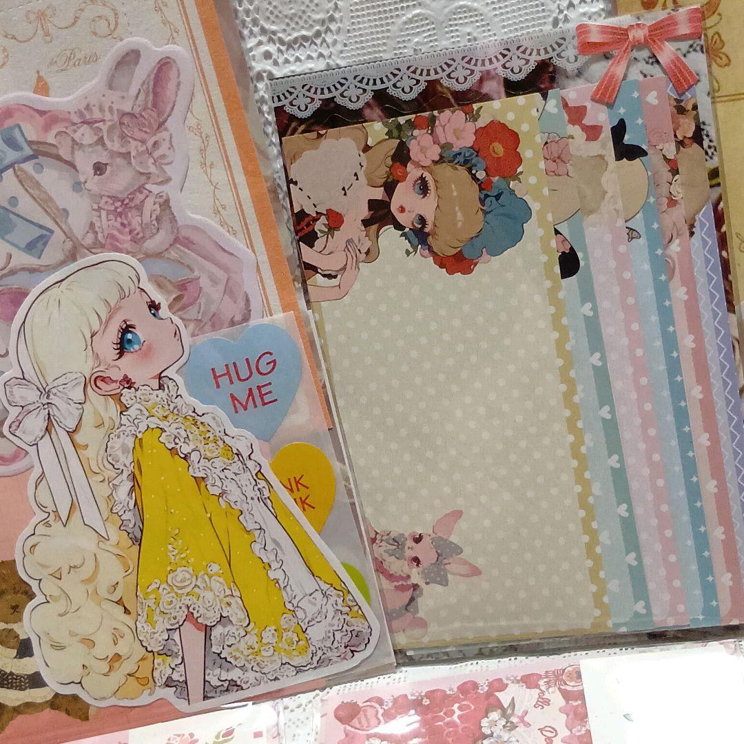 おすそ分けファイル♡ガール 紙もの イチゴとチョコのコラージュ