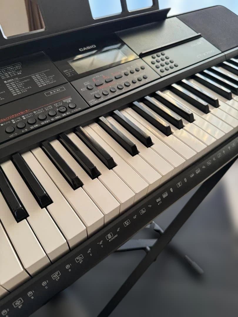 【最終価格/美品】CASIO CT-X700 電子キーボード+YAMAHAペダル