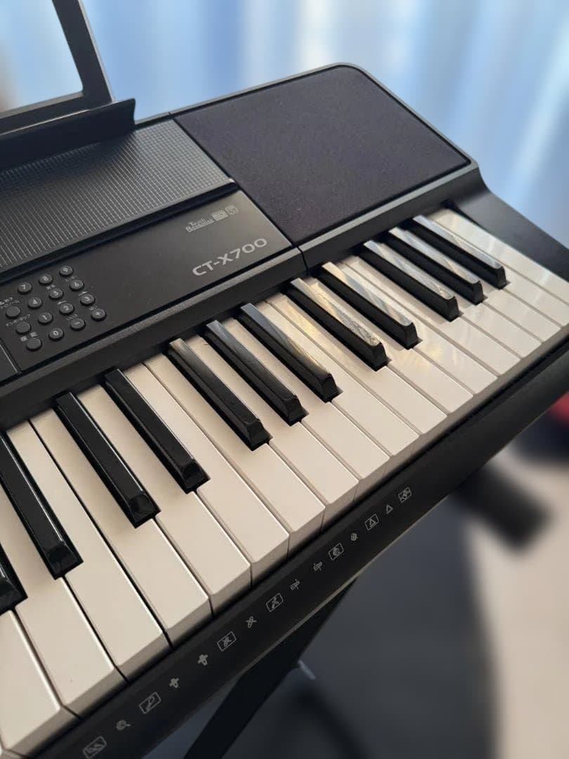 【最終価格/美品】CASIO CT-X700 電子キーボード+YAMAHAペダル