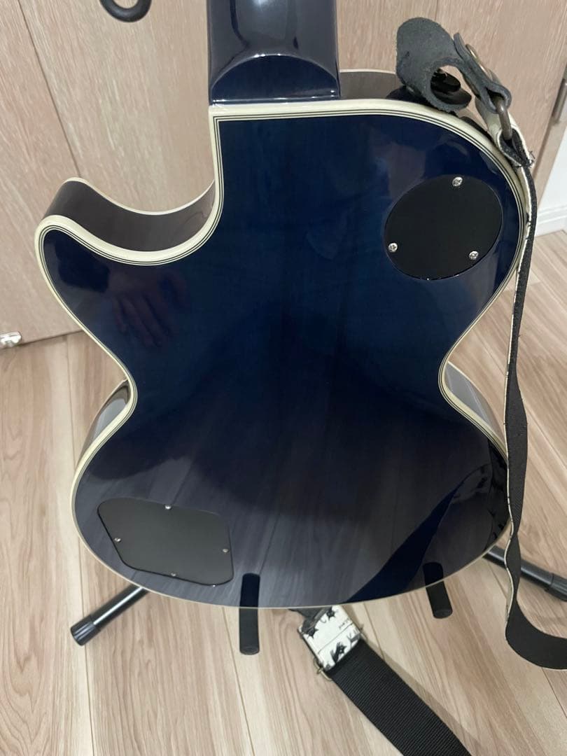 ギター Epiphone LesPaul Custom Quilt Viper Blue