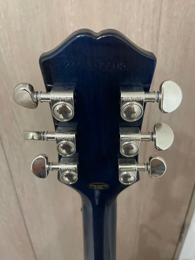 ギター Epiphone LesPaul Custom Quilt Viper Blue