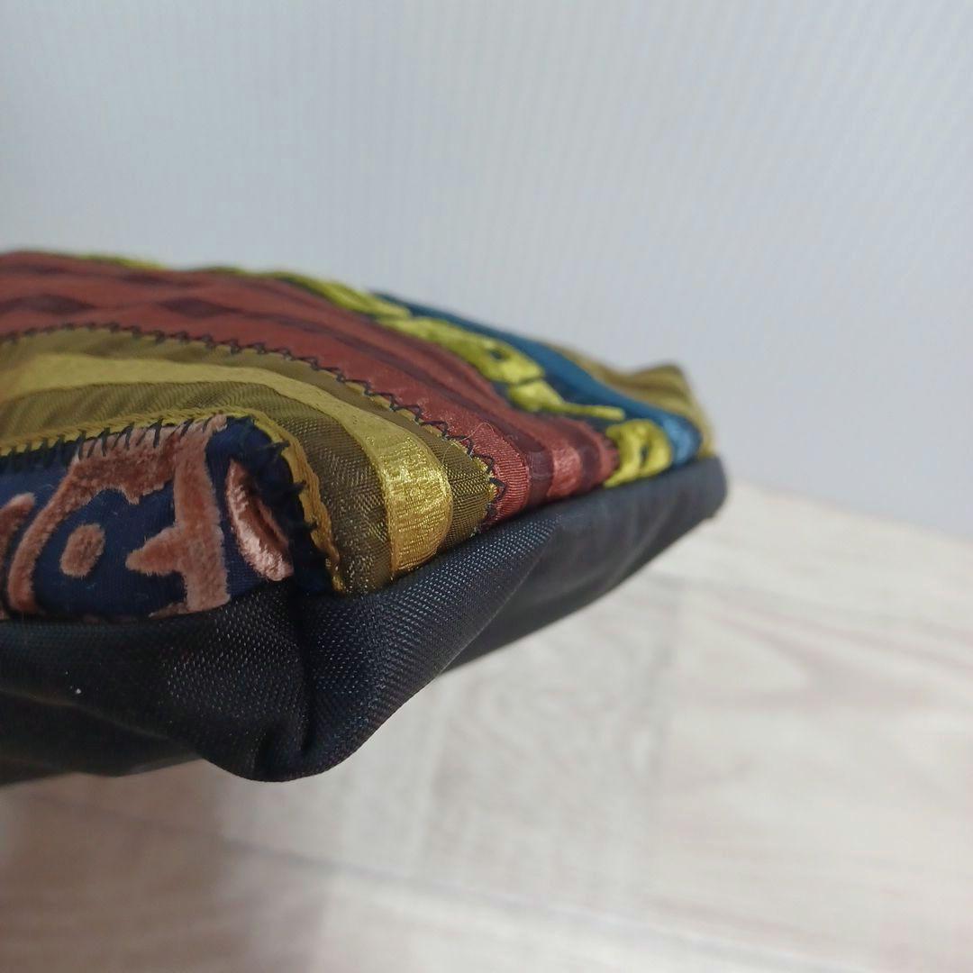 ジャンポール ゴルチェ　多色 ストライプ柄 ショルダーバッグ