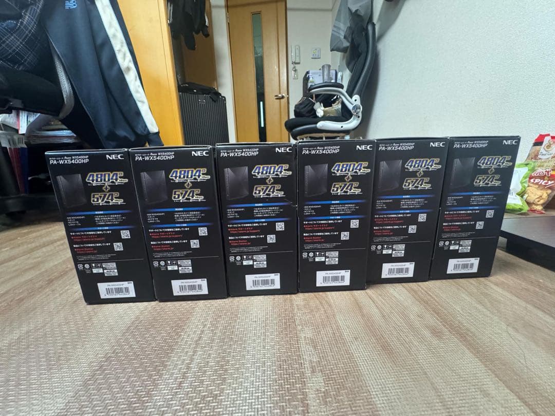 新品 6台セット NEC PA-WX5400HP Wi- Fi 6 ルーター