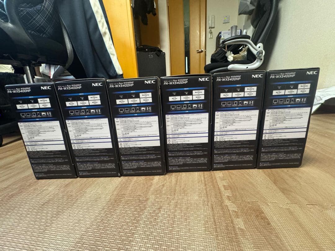 新品 6台セット NEC PA-WX5400HP Wi- Fi 6 ルーター