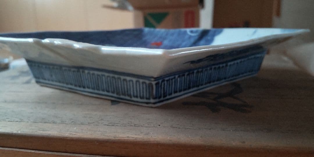 希少　幕末　鍋島　古伊万里　菱形刺し身皿5枚　骨董　アンティーク