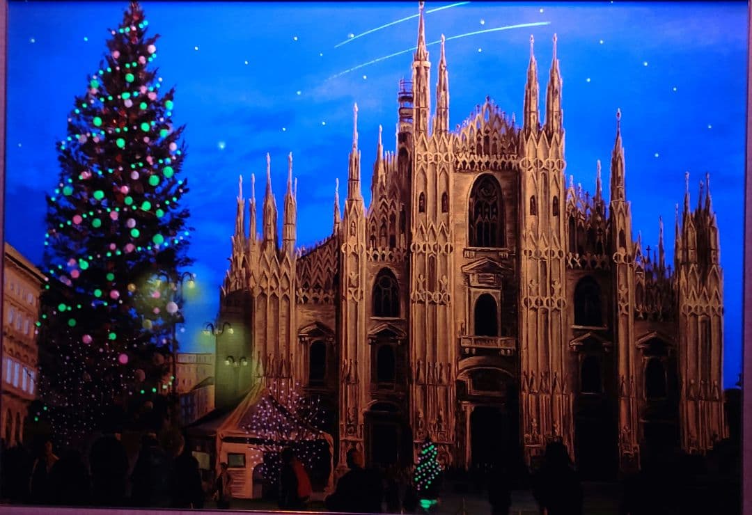 イタリア アールグラージュ ミラノドゥオーモ大聖堂 限定品 トリックアート 五輪