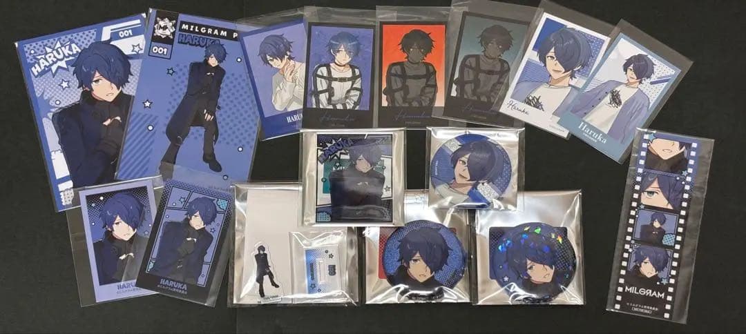 MILGRAM ミルグラム ハルカ まとめ売り 缶バ イラカ ブロマイド 特典