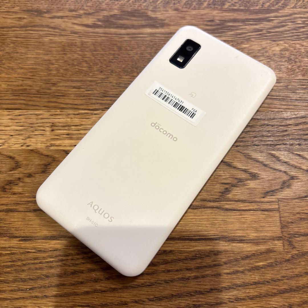 AQUOS wish2 SH-51C ホワイト SIMフリー
