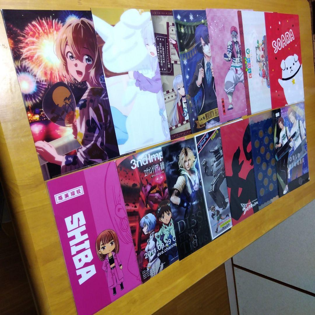 アニメ ノンジャンル 美少女系　Ａ−４クリアファイル まとめ売り大量２５０枚