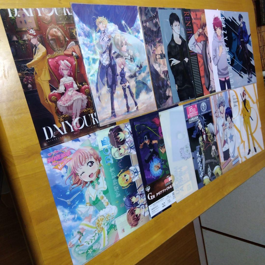 アニメ ノンジャンル 美少女系　Ａ−４クリアファイル まとめ売り大量２５０枚