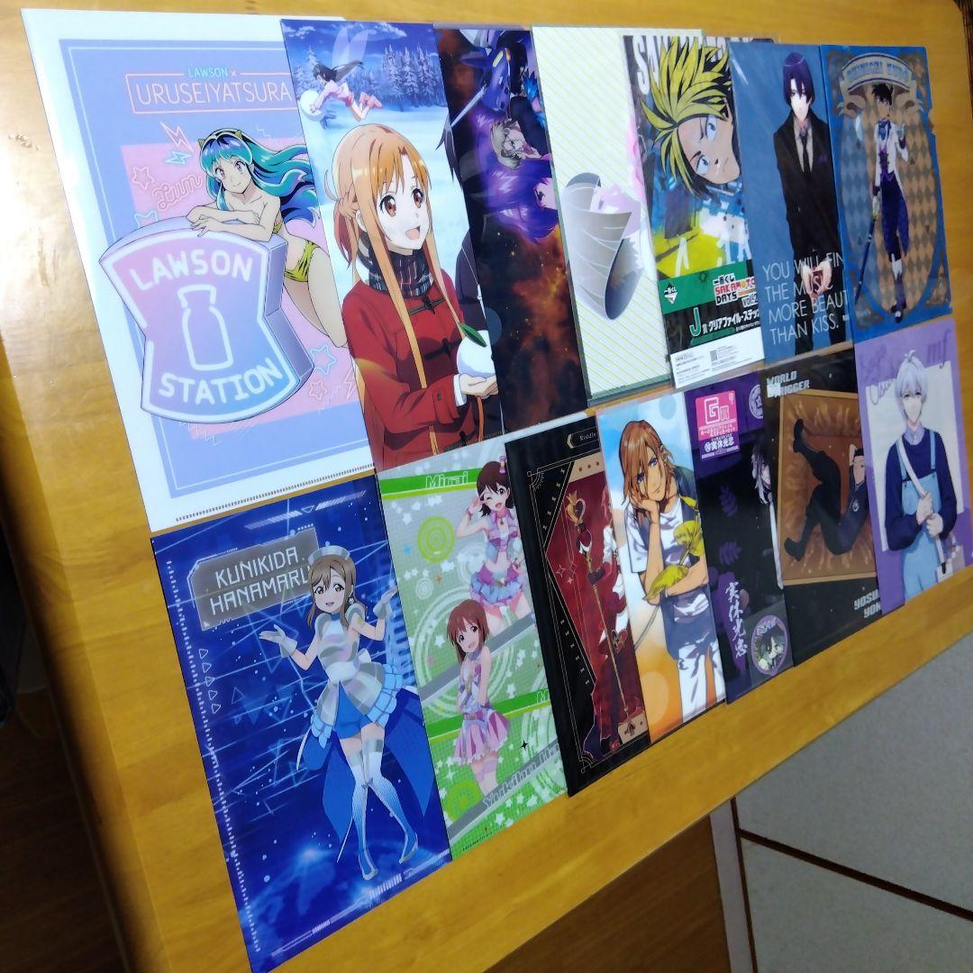 アニメ ノンジャンル 美少女系　Ａ−４クリアファイル まとめ売り大量２５０枚