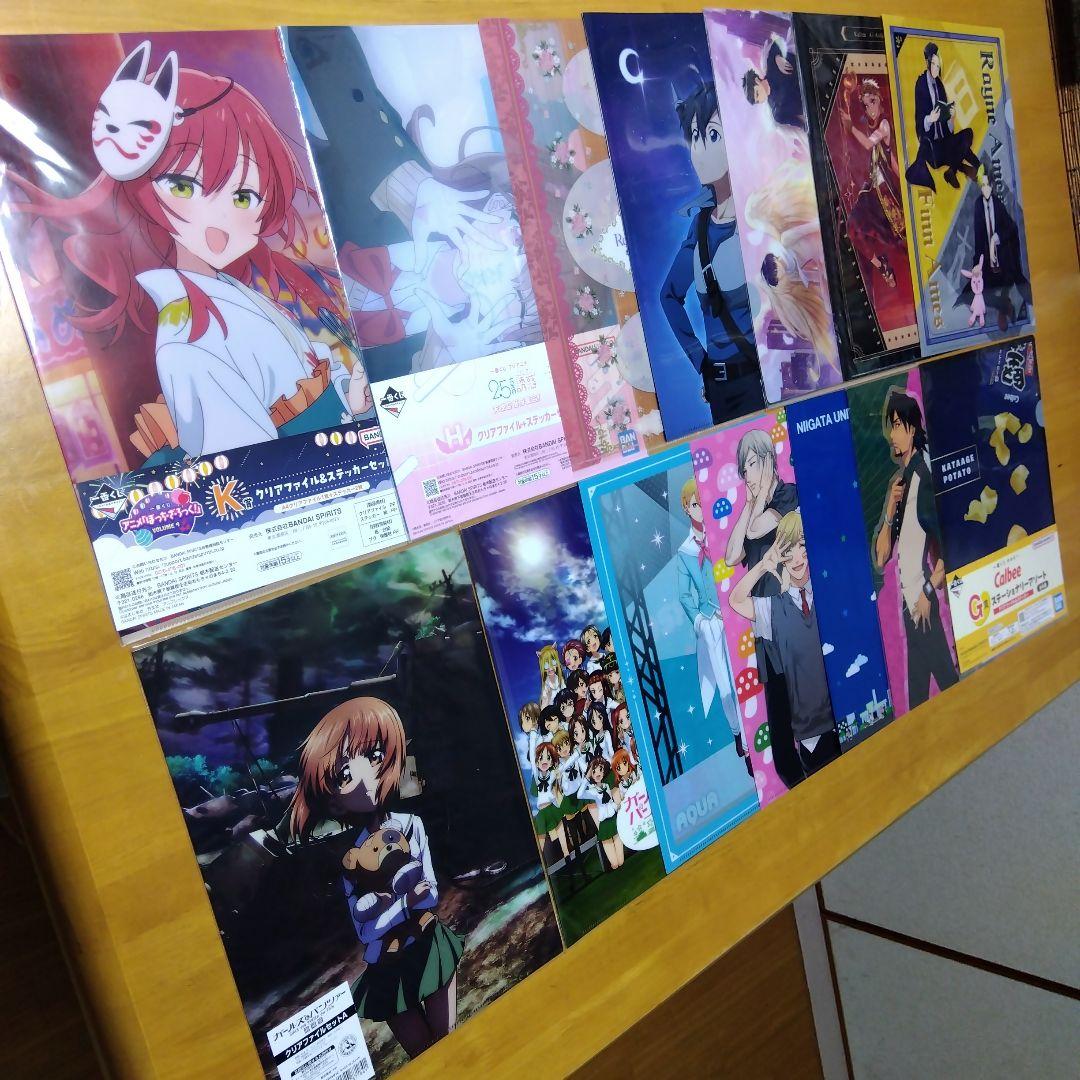 アニメ ノンジャンル 美少女系　Ａ−４クリアファイル まとめ売り大量２５０枚