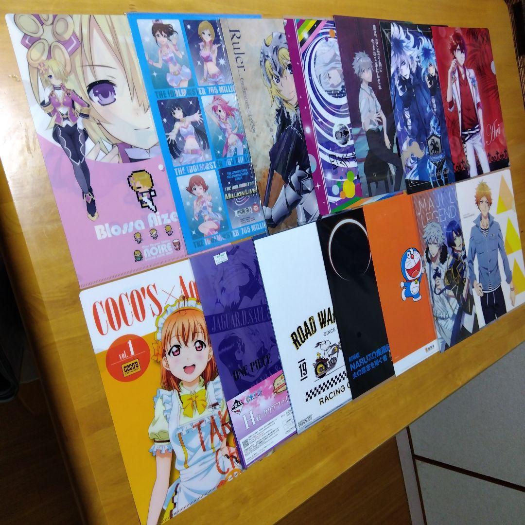 アニメ ノンジャンル 美少女系　Ａ−４クリアファイル まとめ売り大量２５０枚