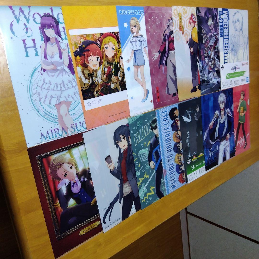 アニメ ノンジャンル 美少女系　Ａ−４クリアファイル まとめ売り大量２５０枚