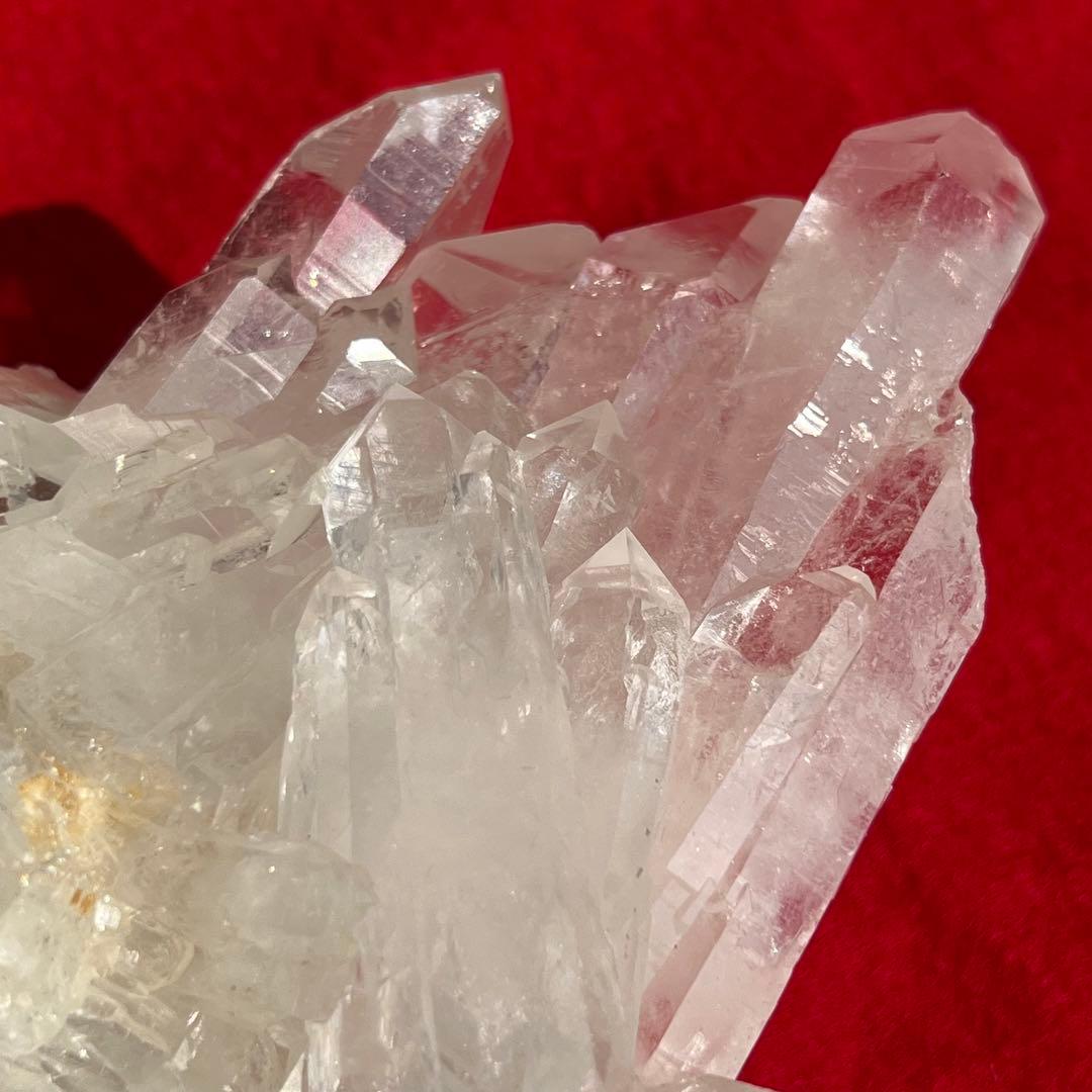 ✳️極煌美クラスター‼️極上に輝く美水晶✨レインボー 水晶クラスター 天然石 原石