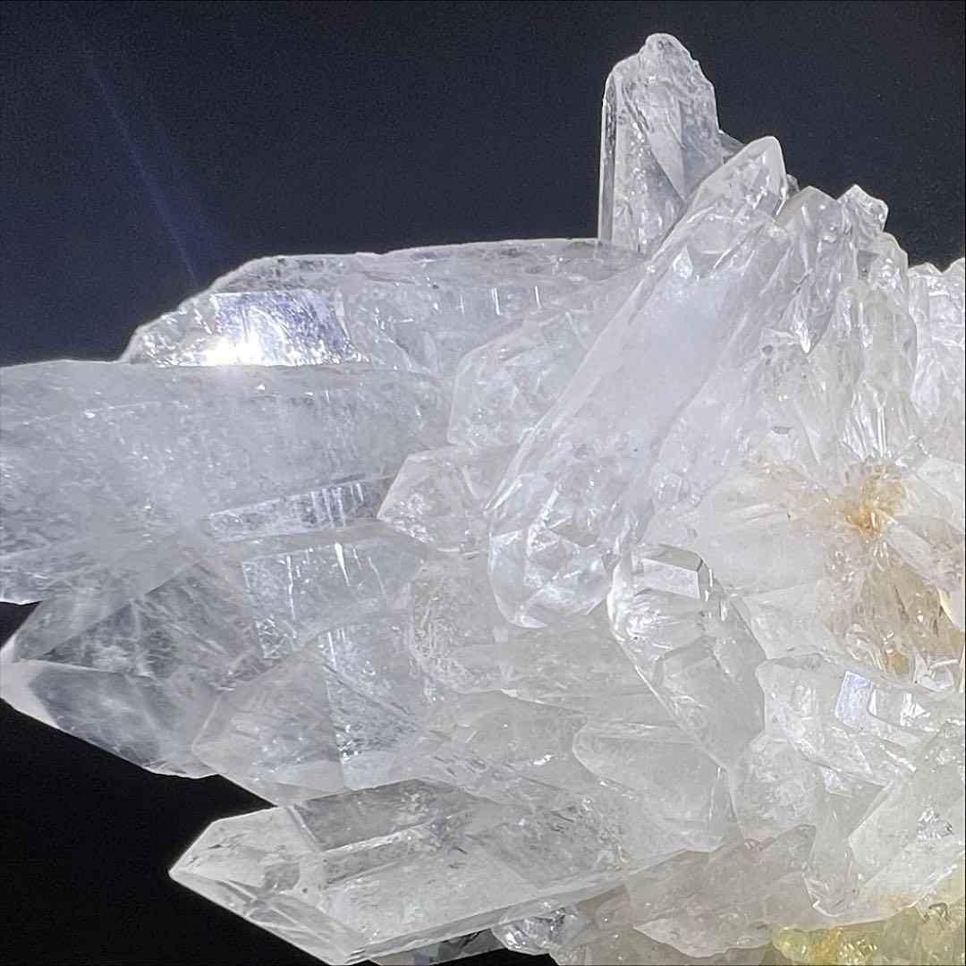 ✳️極煌美クラスター‼️極上に輝く美水晶✨レインボー 水晶クラスター 天然石 原石