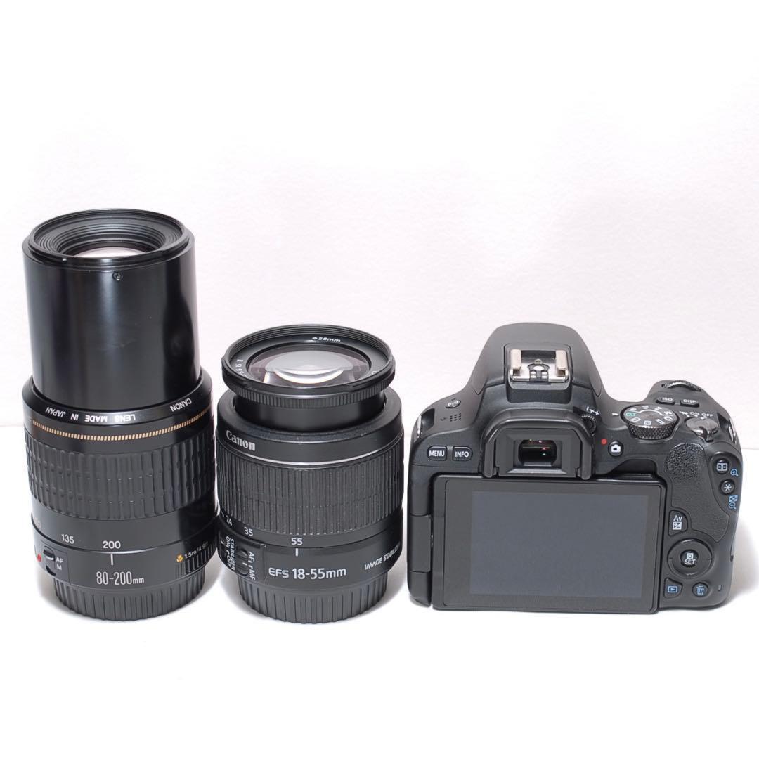 美品✨スポーツ観戦に✨Canon Kiss X9✨ダブルレンズ✨Wi-Fi機能