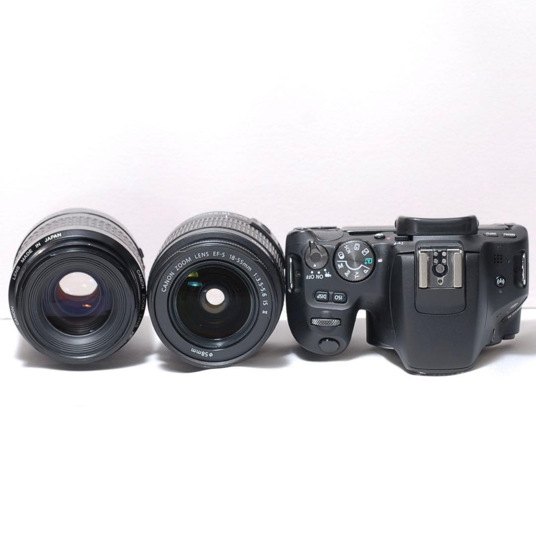 美品✨スポーツ観戦に✨Canon Kiss X9✨ダブルレンズ✨Wi-Fi機能
