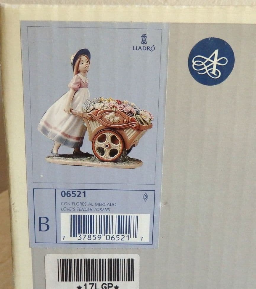 LLADRO リヤドロ 06521 可愛いお花屋さん フィギュリン 陶器 人形